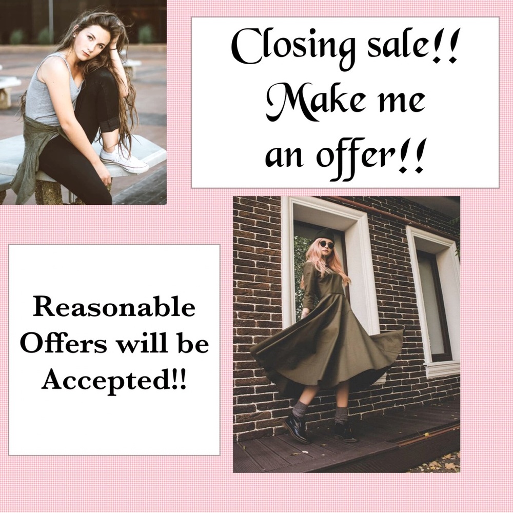 Closing sale!!! Leaving mid August!!!